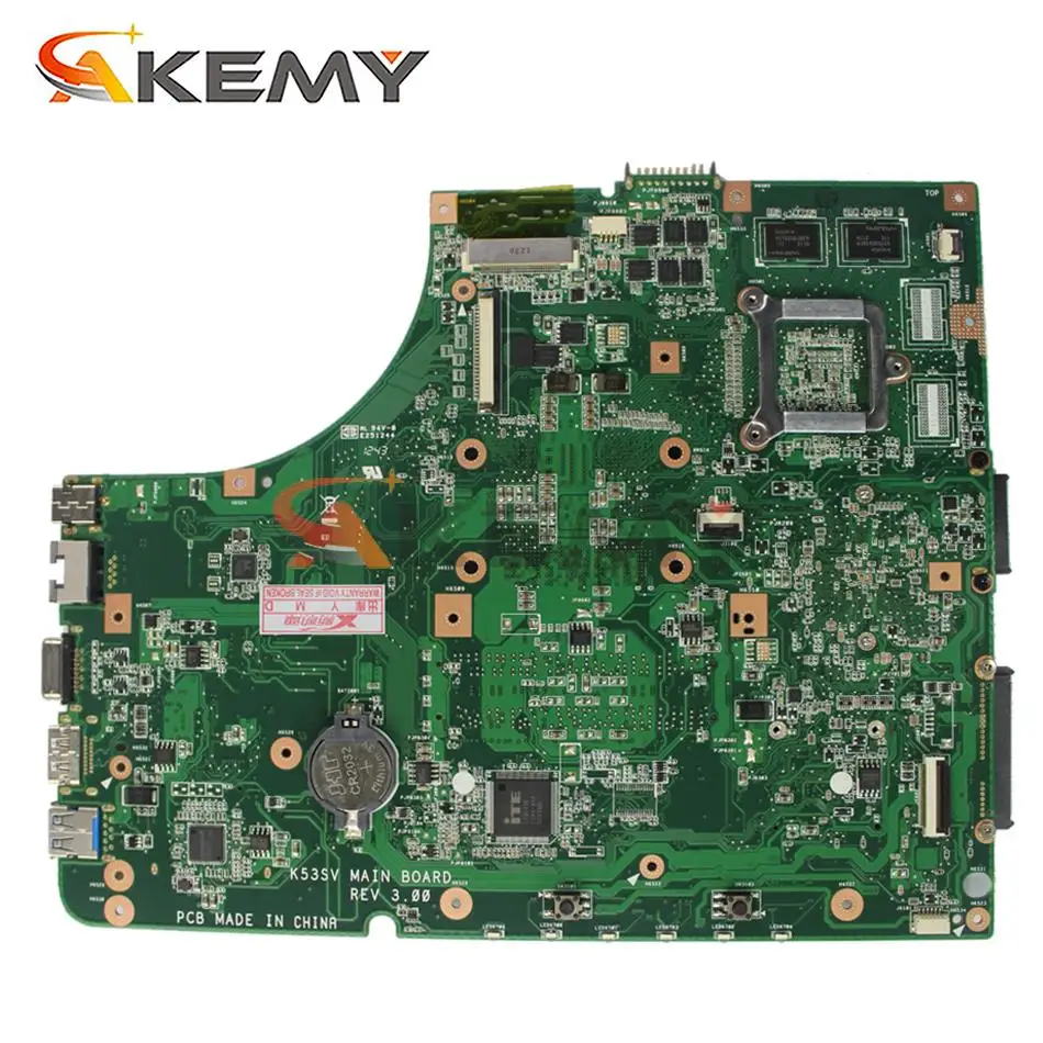Материнская плата K53SV для ноутбука ASUS K53SJ K53SM K53SC K53S K53SD X53S A53S материнская GT540M GT520M