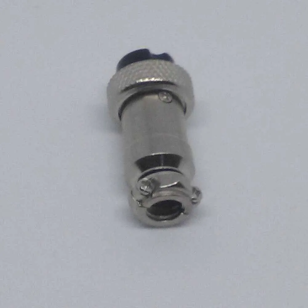 

E-Bike Electric Bicycle Scooter Connector GX12 3pin Mounting Parts Silver ABS Battery Charger Plug Male+Female