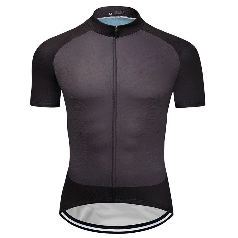 

Черная летняя велосипедная Джерси с коротким рукавом, куртка, Спортивная, дорожная, горная, велосипедная рубашка, горный Топ, Malliot, одежда дл...
