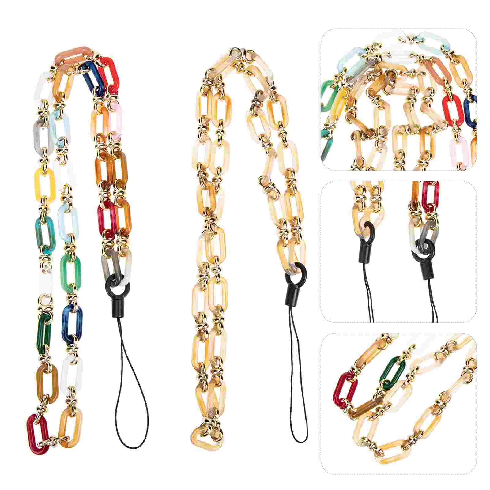 

Phone Lanyard Chain Wrist Mobile Strap Beaded Charm Cell Hanging Chinese Holder Lost Anti Key Tassel Beads Smartphone Decor
