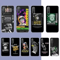 relief statue david phone case for samsung s21 a10 for redmi note 7 9 for huawei p30pro honor 8x 10i cover