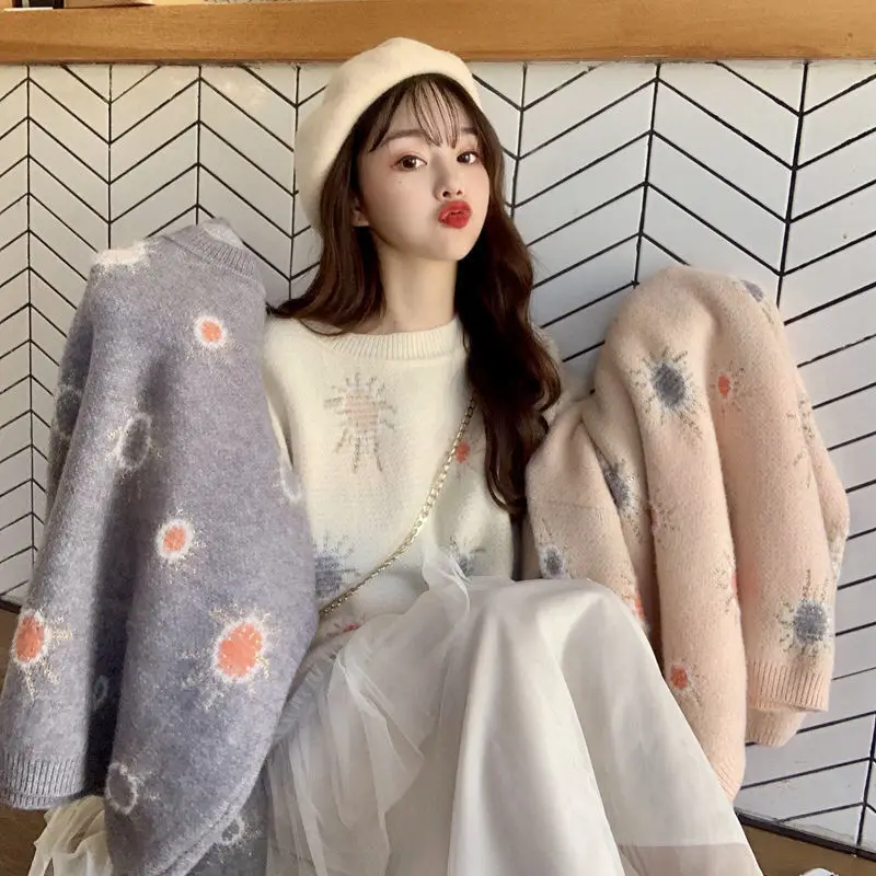 

Cheap wholesale 2021 spring autumn winter new fashion casual warm nice women Sweater woman female OL Pullover BAy230