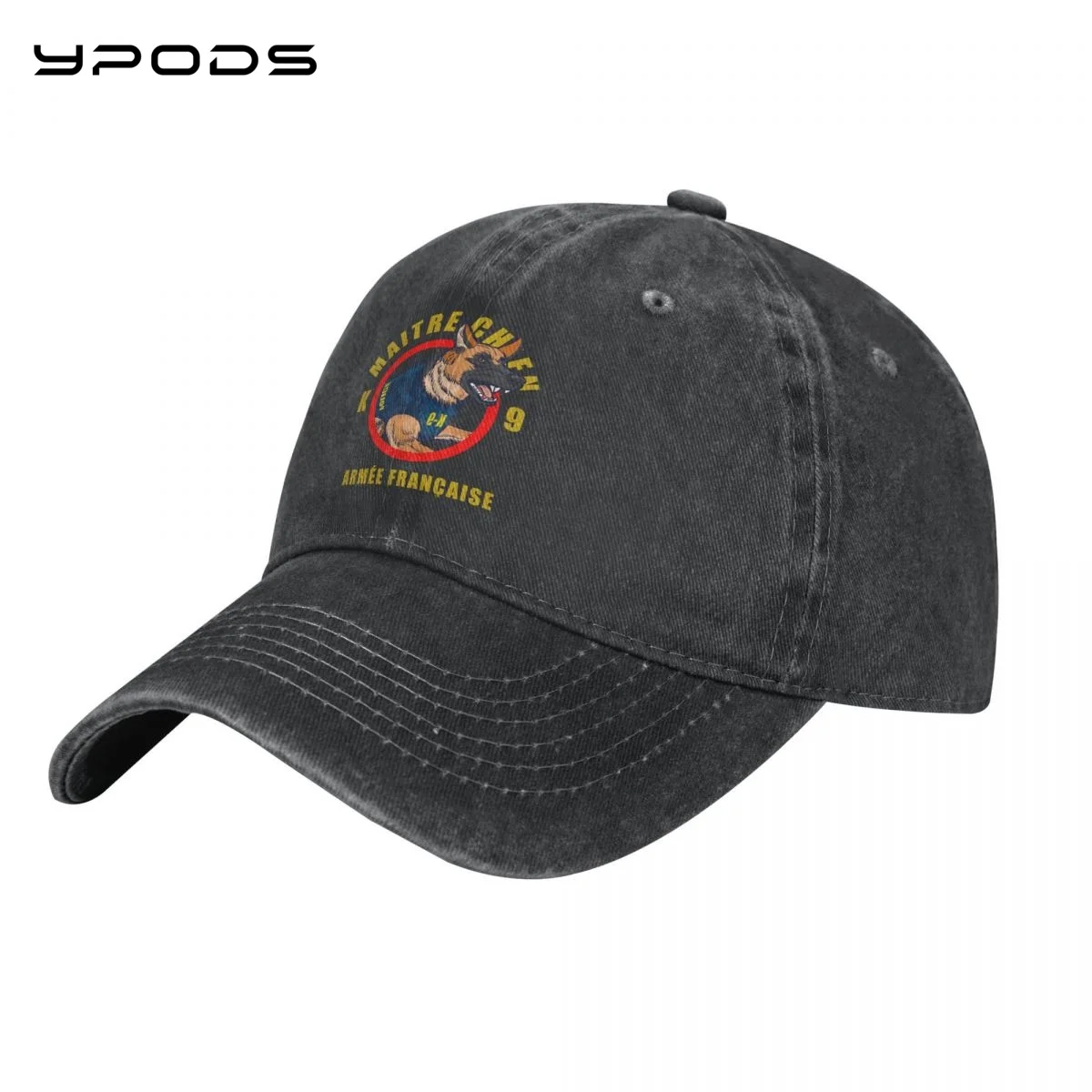 

France Maitre Chien French Army War Dog K9 Special Forces Logo Baseball Cotton Cap Men Women Hat Trucker Snapback Dad Hats Cap