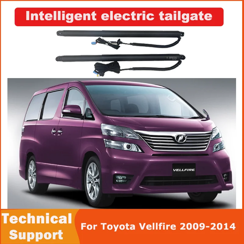 

Электрическая задняя дверь для Toyota Vellfire 2009-2014, переоборудованная хвостовая коробка, интеллектуальная электрическая задняя дверь, работающее отверстие
