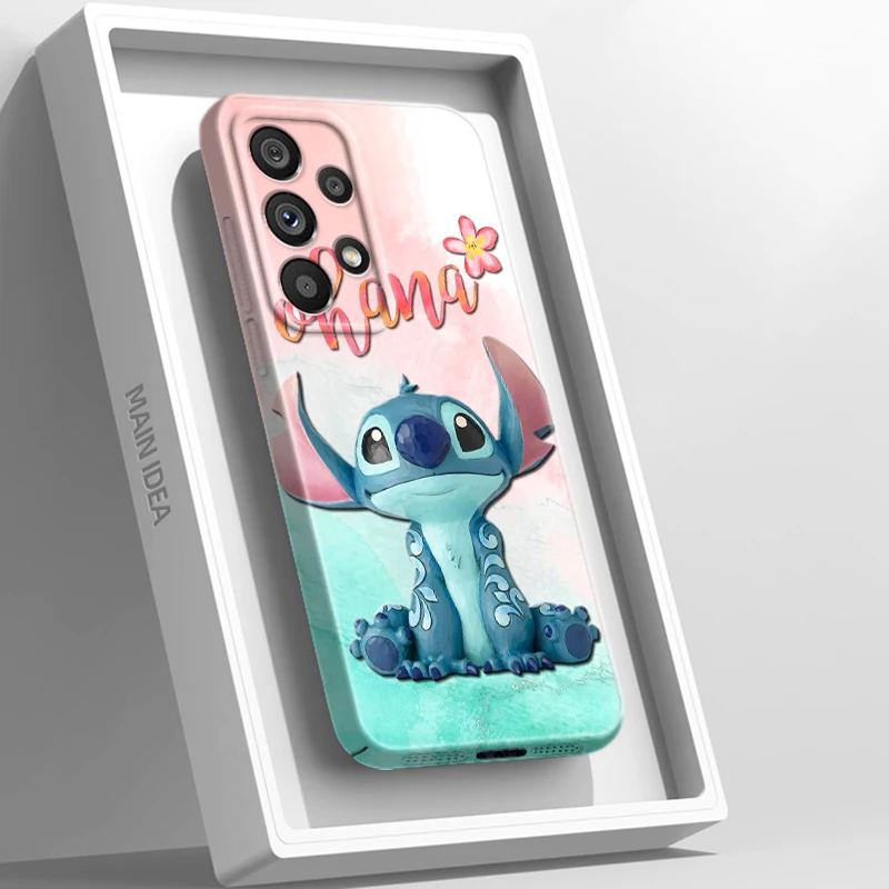 

Disney Stitch Anime Cute Art Film Phone Case For Samsung A73 A54 A53 A34 A32 A23 A22 A21 A14 A13 A12 A04 5G Feilin Hard Cover