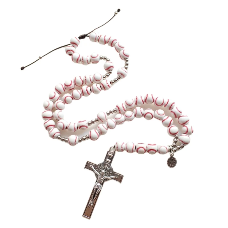 

Acrylic Beads Necklace Religious Jewelry Rosary Necklace Prayer Beaded Men
