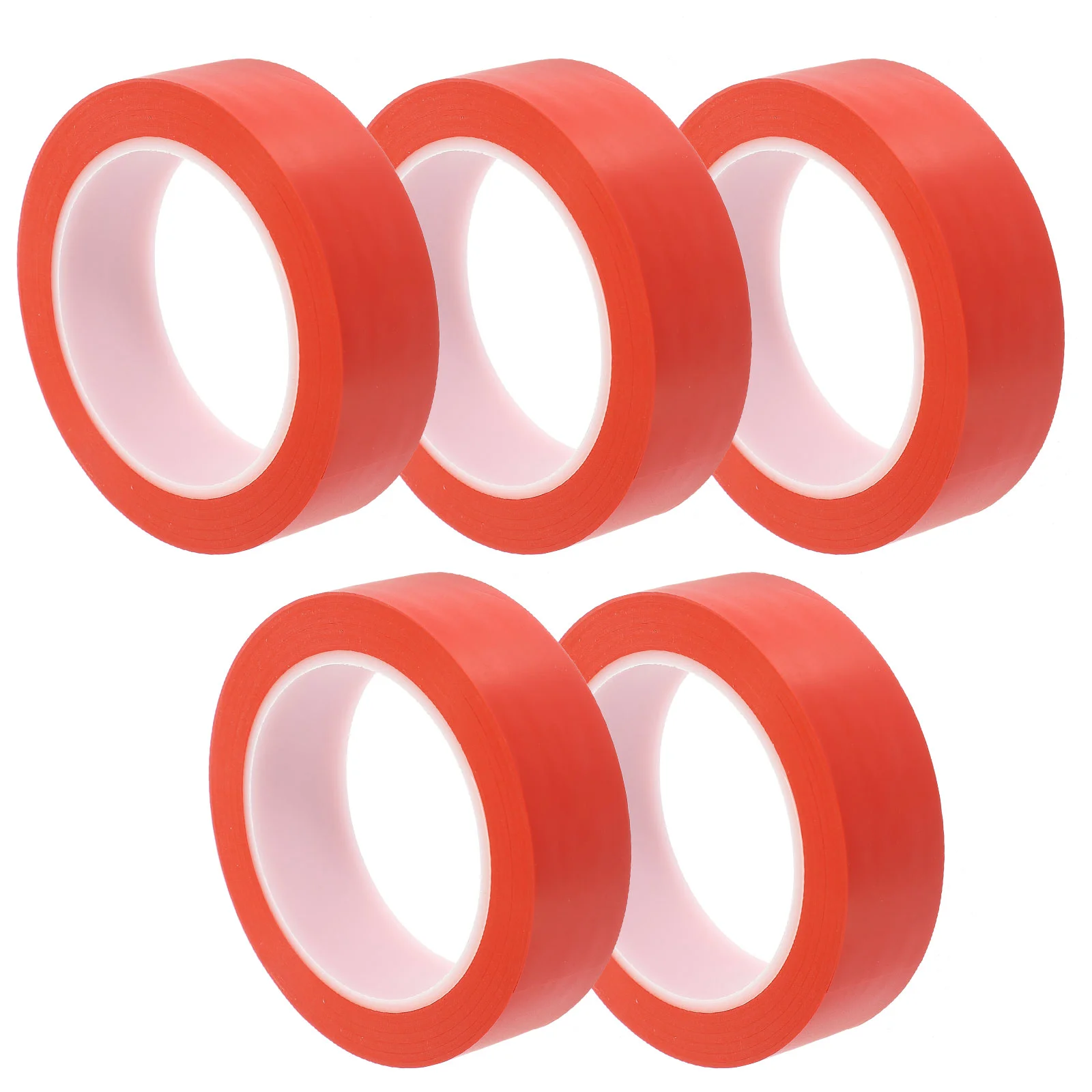 

5 Rolls Sealing Tape Adhesive Tapes Packing Heavy Duty Duct Outdoor Colors Pvc Plumbing