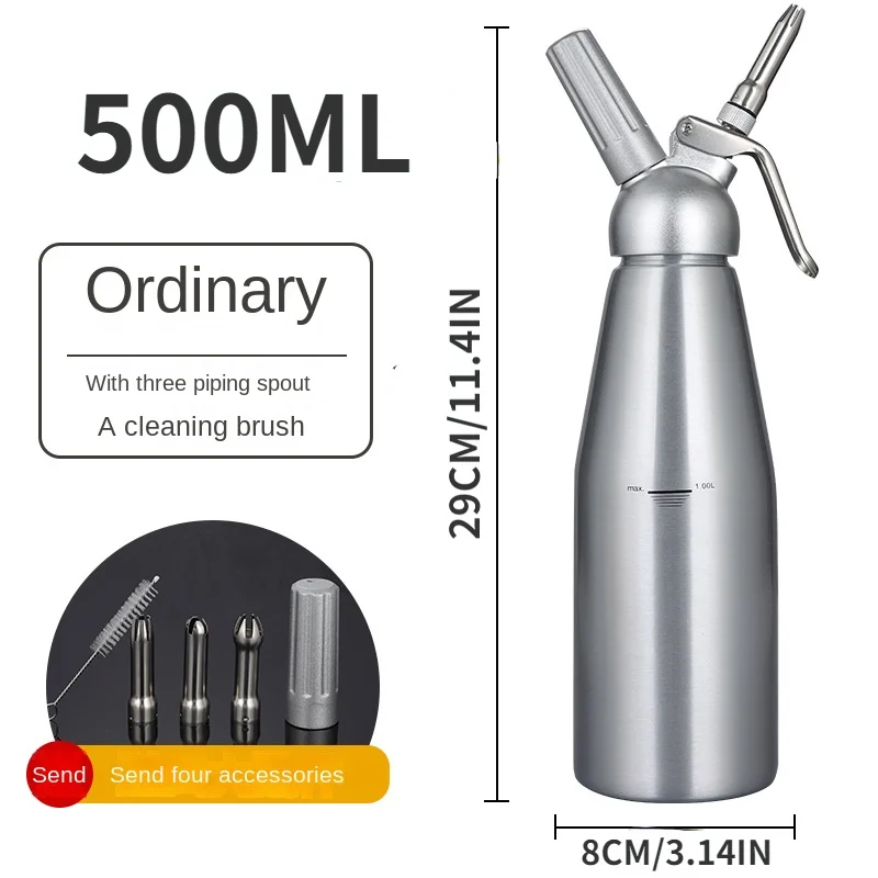 

Аппарат для взбивания сливок Andralyn 500/1000 мл