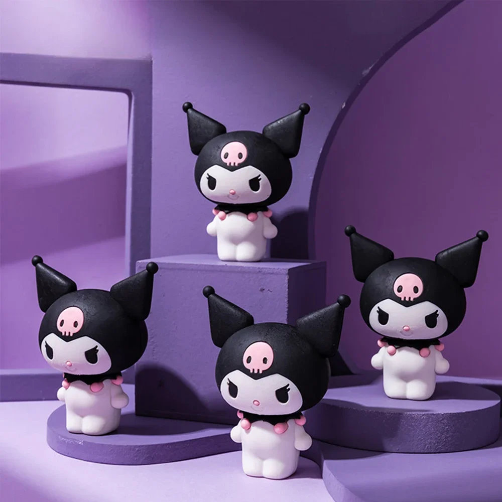 2023 Sanrio Mymelody Kuromi Cinnamoroll креативная мультяшная фигурка ластик мини забавное