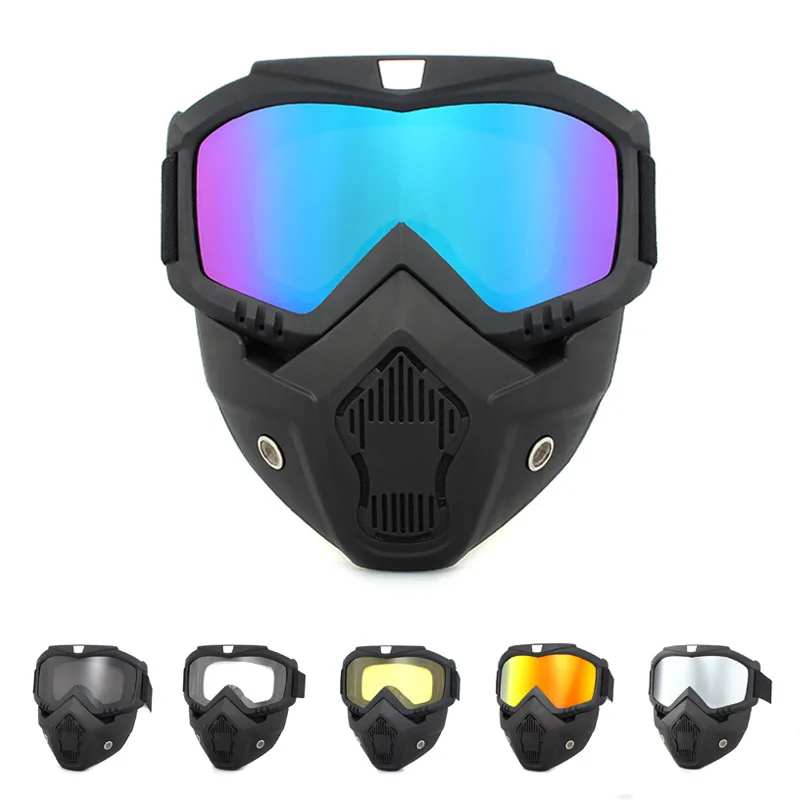 

Cycling Riding Motocross Sunglasses Ski Snowboard Eyewear Mask Goggles Helmet Tactical Windproof Motorcycle Helmet Glasses Masks