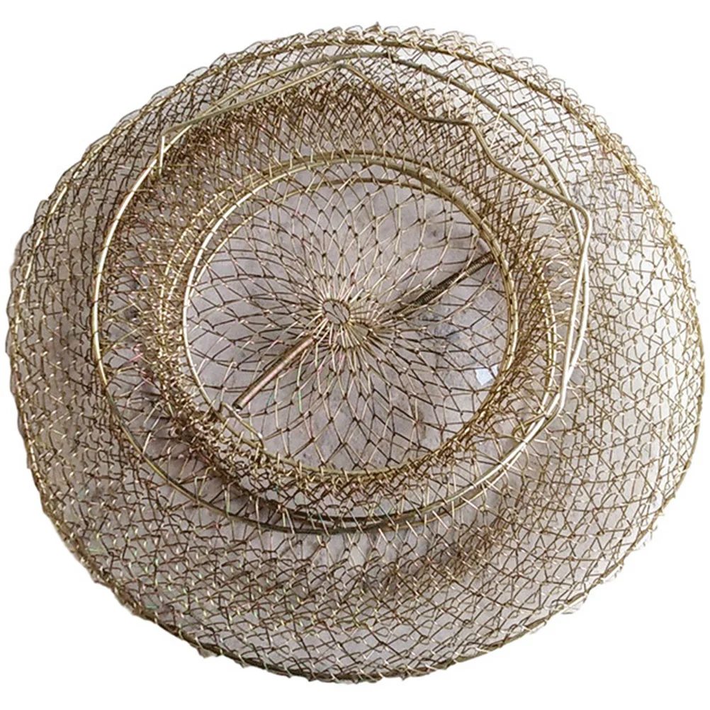 

Fishing Accessories Portable Netting Metal Guard Gear Catching Basket Cage Shrimp Supplies