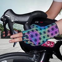 half finger cycling gloves colorful shock absorbing pad bike gloves anti slip mountain road bicycle gloves for men women m l xl