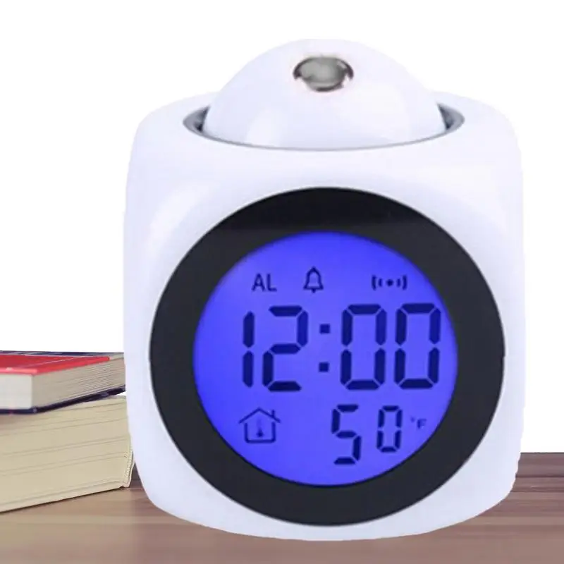 S Projector Digital Alarm Clock Led Alarm Clock With Voice T