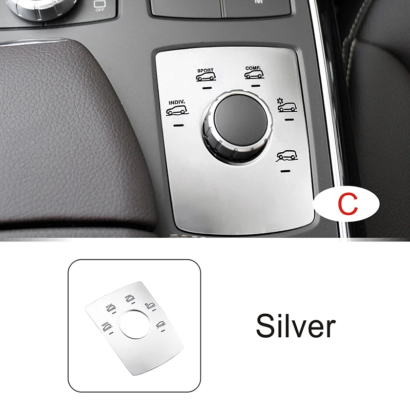 

Центральная консоль, спортивный режим вождения, декоративная панель, накладка для Mercedes Benz ML GLS GLE W166 X166, Стайлинг автомобиля, интерьер