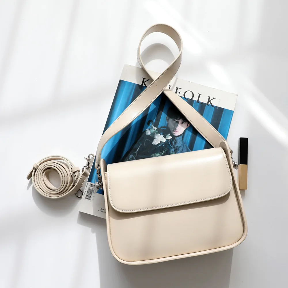 

Новинка 2022, кожаная сумка через плечо, универсальная модная маленькая квадратная сумка-мессенджер с текстурой