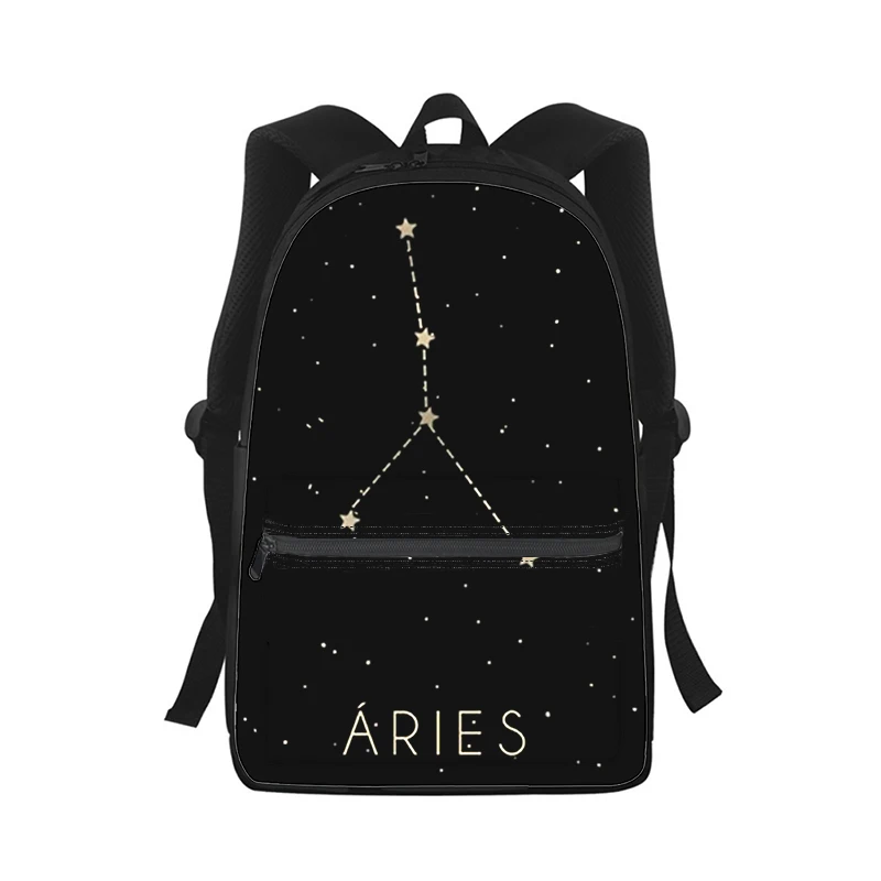 12 constellations fashion art Men Women Backpack 3D Print Fashion Student School Bag Laptop Backpack Kids Travel Shoulder Bag