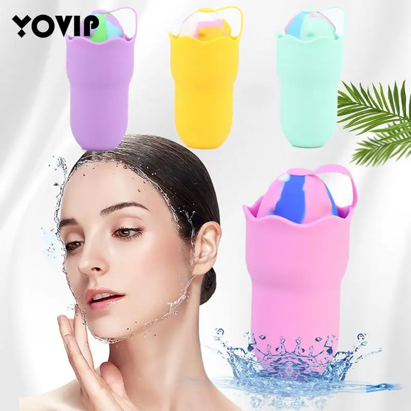 

Silicone Skin Care Beauty Lifting Contouring Tool Ice Cube Trays Ice Globe Ice Balls Face Massager Facial Roller Reduce Acne