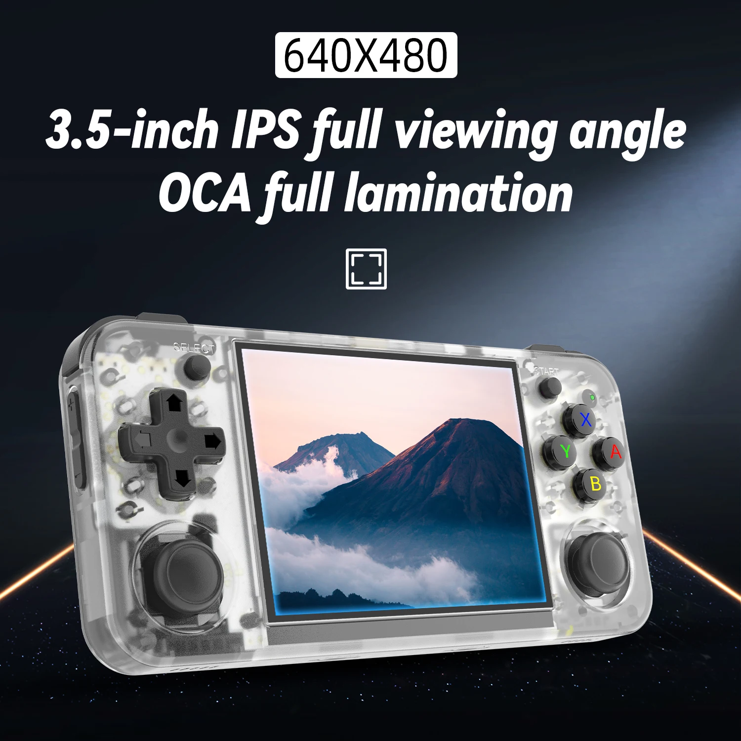 Фото Игровая консоль ANBERNIC RG35XX H с 3,5-дюймовым IPS-экраном, аккумулятором 3300 мАч, портативная игровая приставка, идеальный подарок для любителей ретро-игр №2