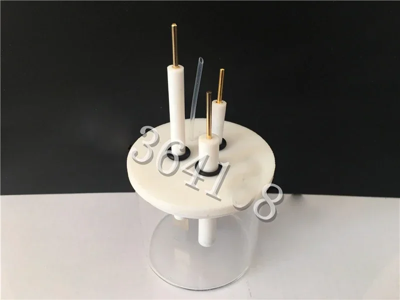 C002 обычная электролитическая ячейка из стекла. Негерметичная ячейка.