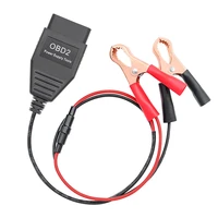 obd2 car battery replacement tool change helper ecu memory saver emergency power supply cable battery leakage detection tool