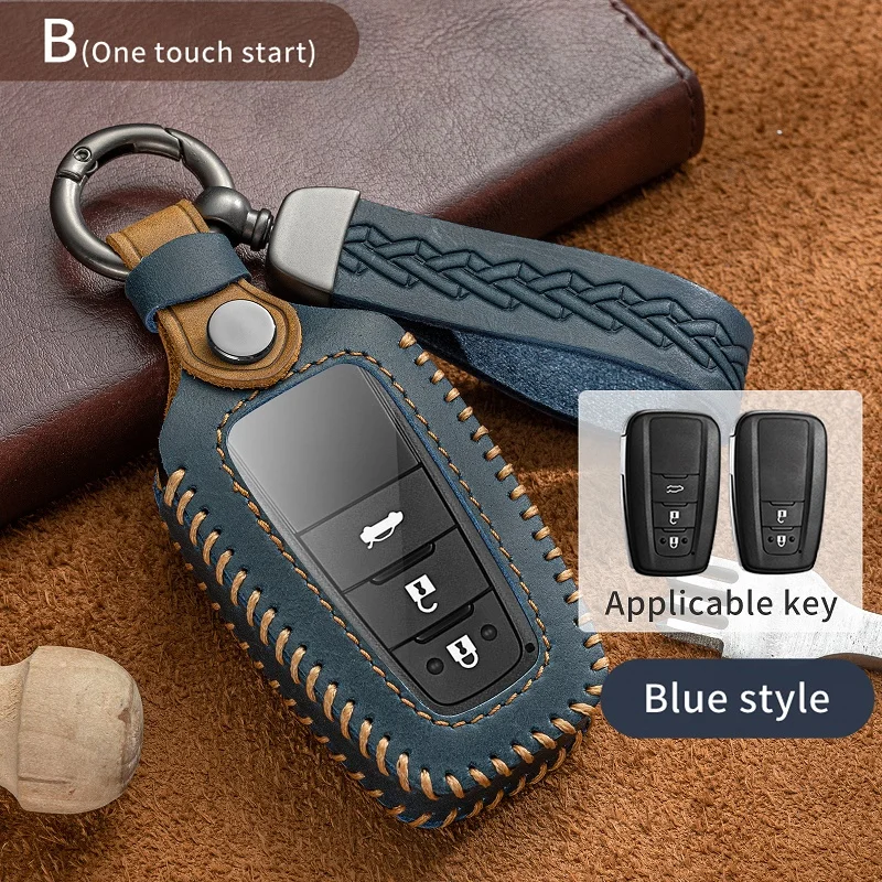 Новый мягкий кожаный чехол для автомобильного ключа из ТПУ для Toyota CHR Hilux Fortuner Land Cruiser 200 Camry Corolla Crown RAV4 Highland