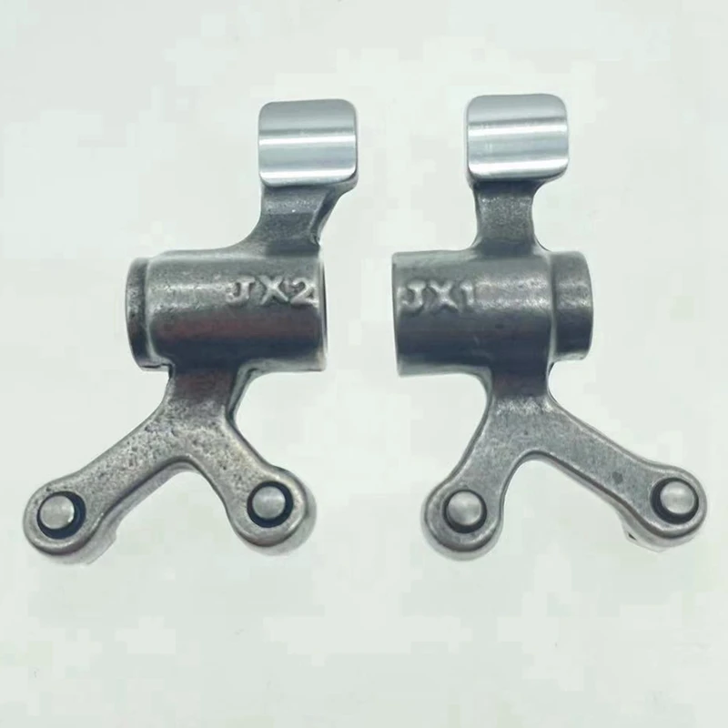 2 PCS Motorcycle Rocker Arm Assembly Assy Silver Iron Engine Parts For DAELIM VF125 VF 125 125Cc