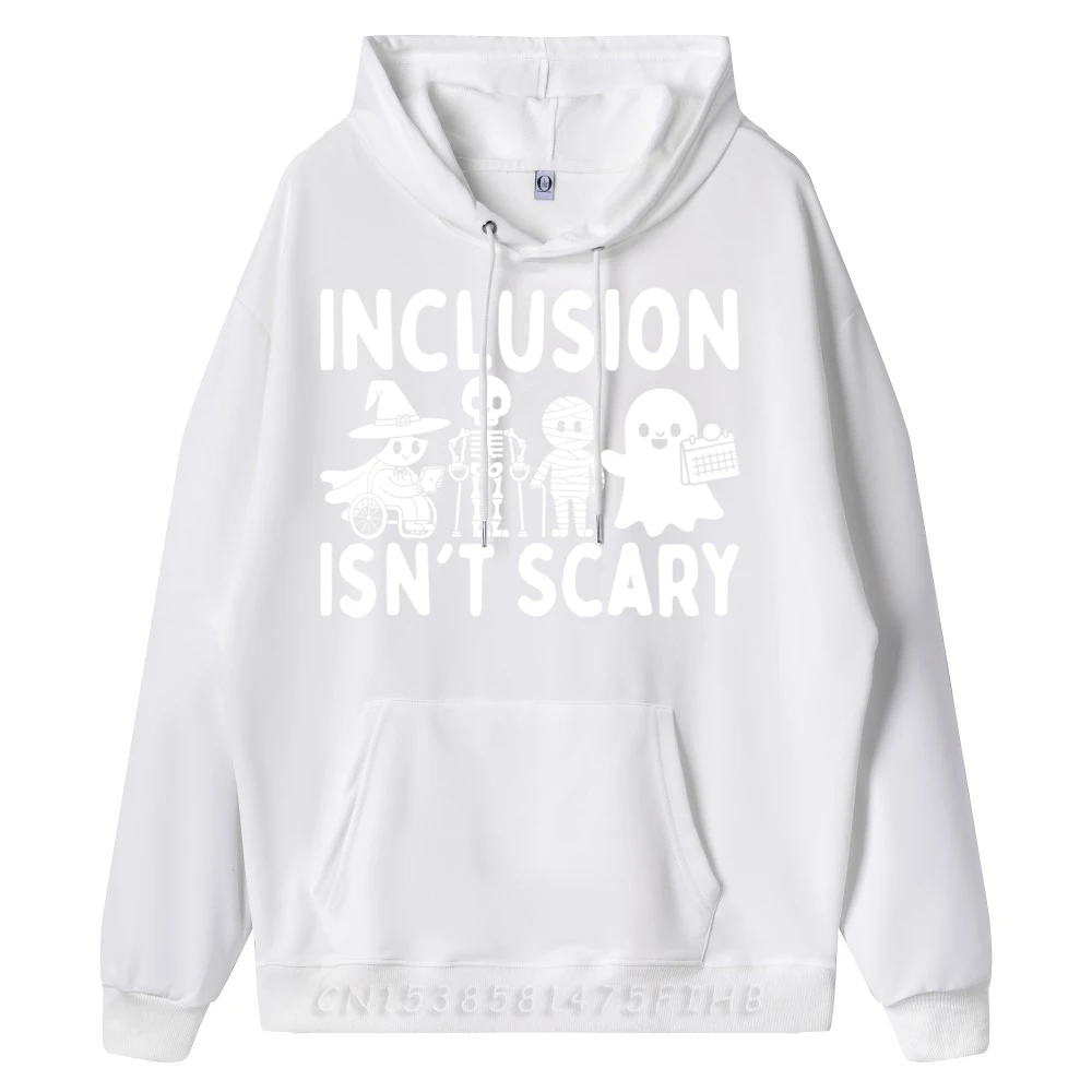 Включение Isn t Scary Slp Хэллоуин Sped Teacher Призрак Мумия Мужские футболки с рисунком