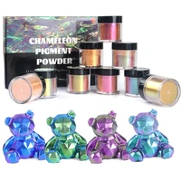 mirror chameleons pigment pearlescent epoxy resin glitter magic discolored powder diy resin colorant jewelry making dyetools