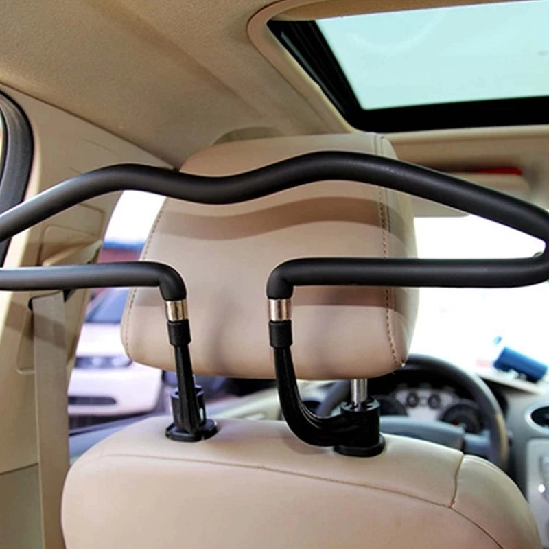 

Car Clothes Holder Soft Car Coat Hangers Back Seat Headrest Coat Clothes Hanger Jackets Suits Holder Rack Car Supplies