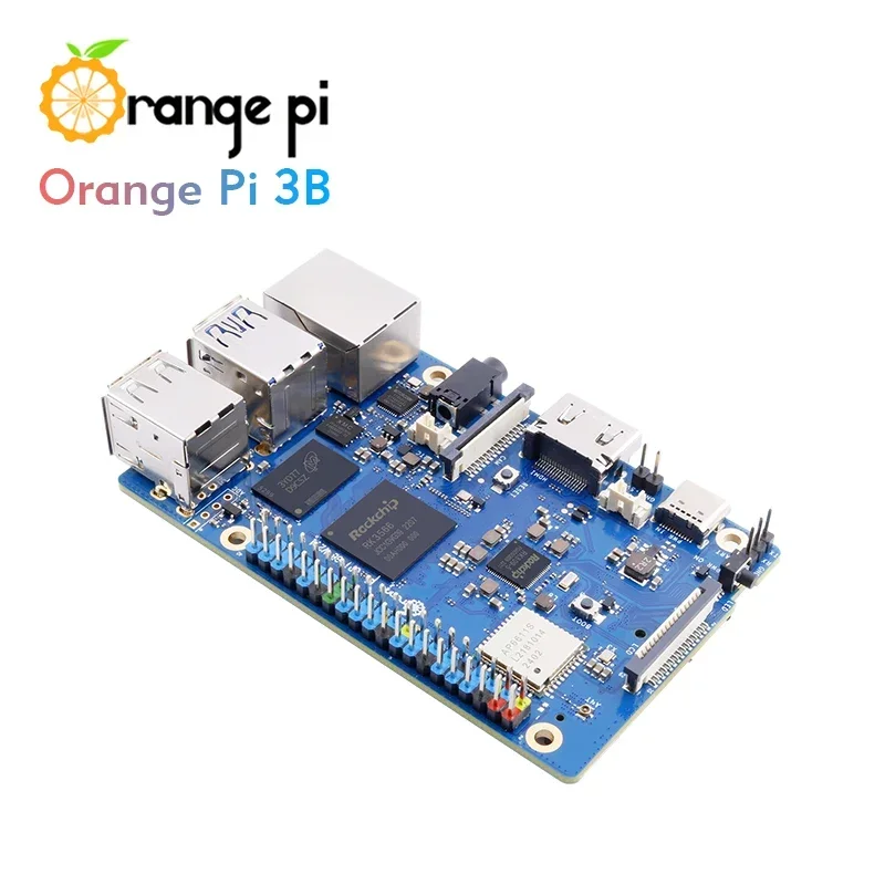 Orange Pi 3B Ram LPDDR4 Rockchip RK3566 Мини-ПК WiFi5 + BT5.0 BLE M2 SSD Одноплатный компьютер Orangepi Макетная