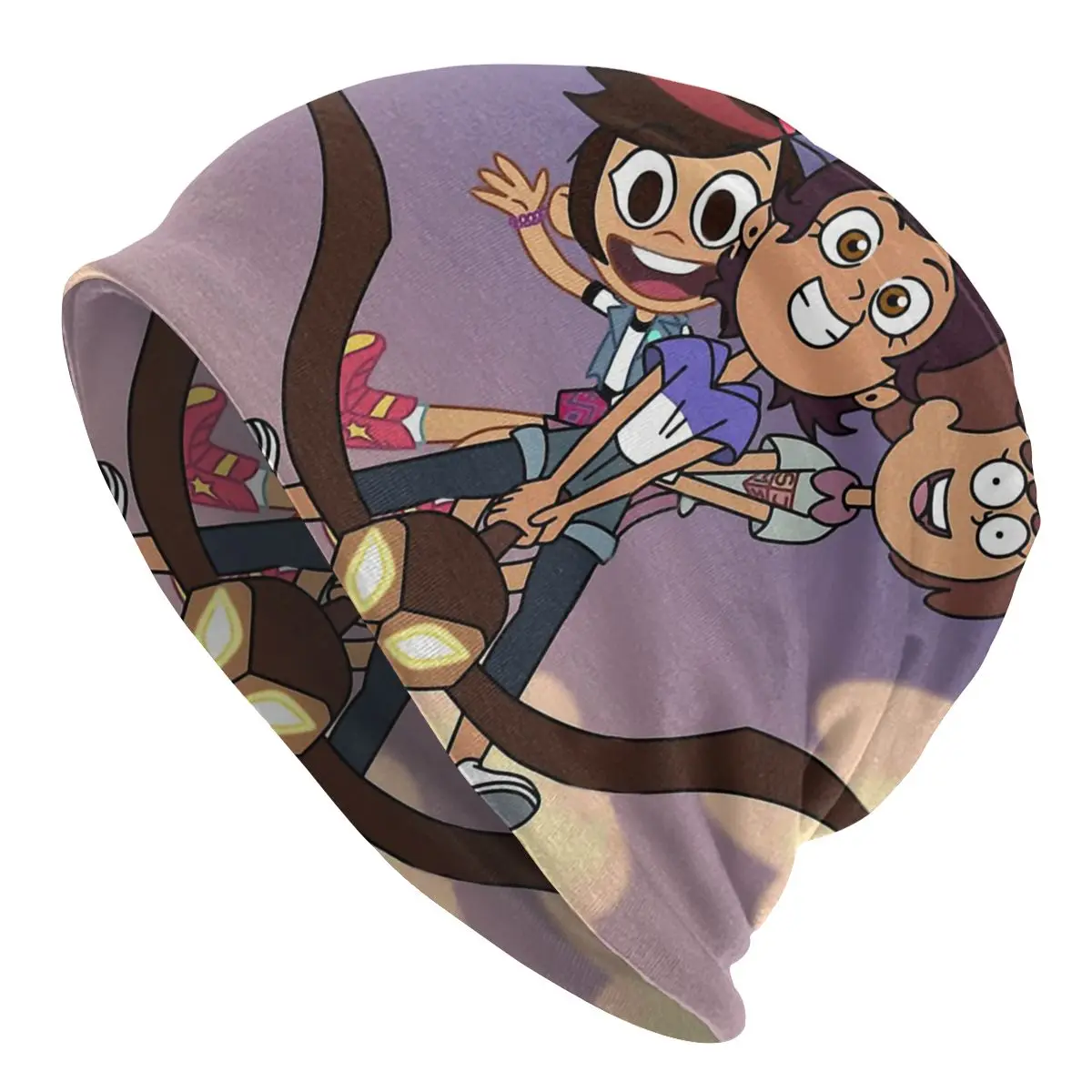 

Best Three The Owl House x Amphibia Washed Warm Bonnet Outdoor Casual Beanies Protection Men Women Hats