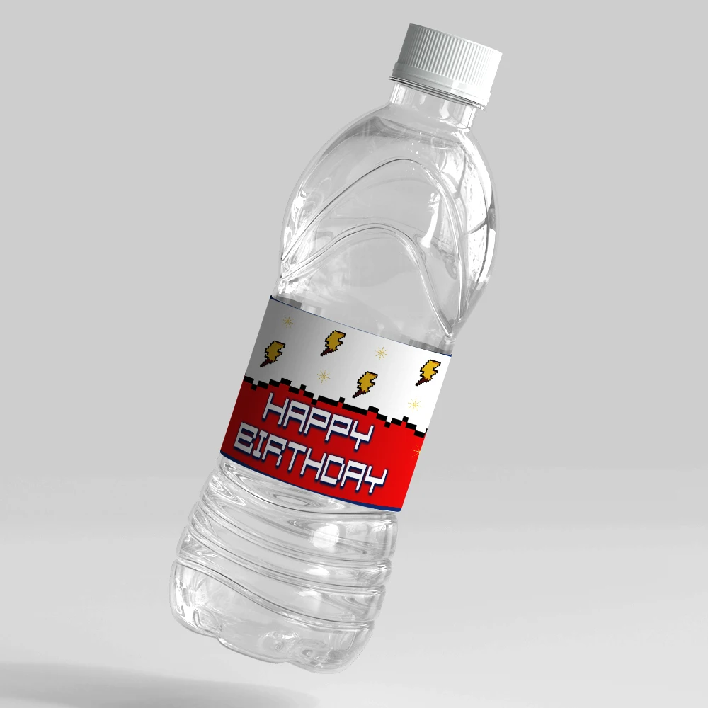 Карманная бутылка-монстр водостойкая наклейка этикетки для бутылок с водой