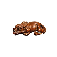 chinese boxwood wooden statue statuette dragon sculpture decor carving mini gift