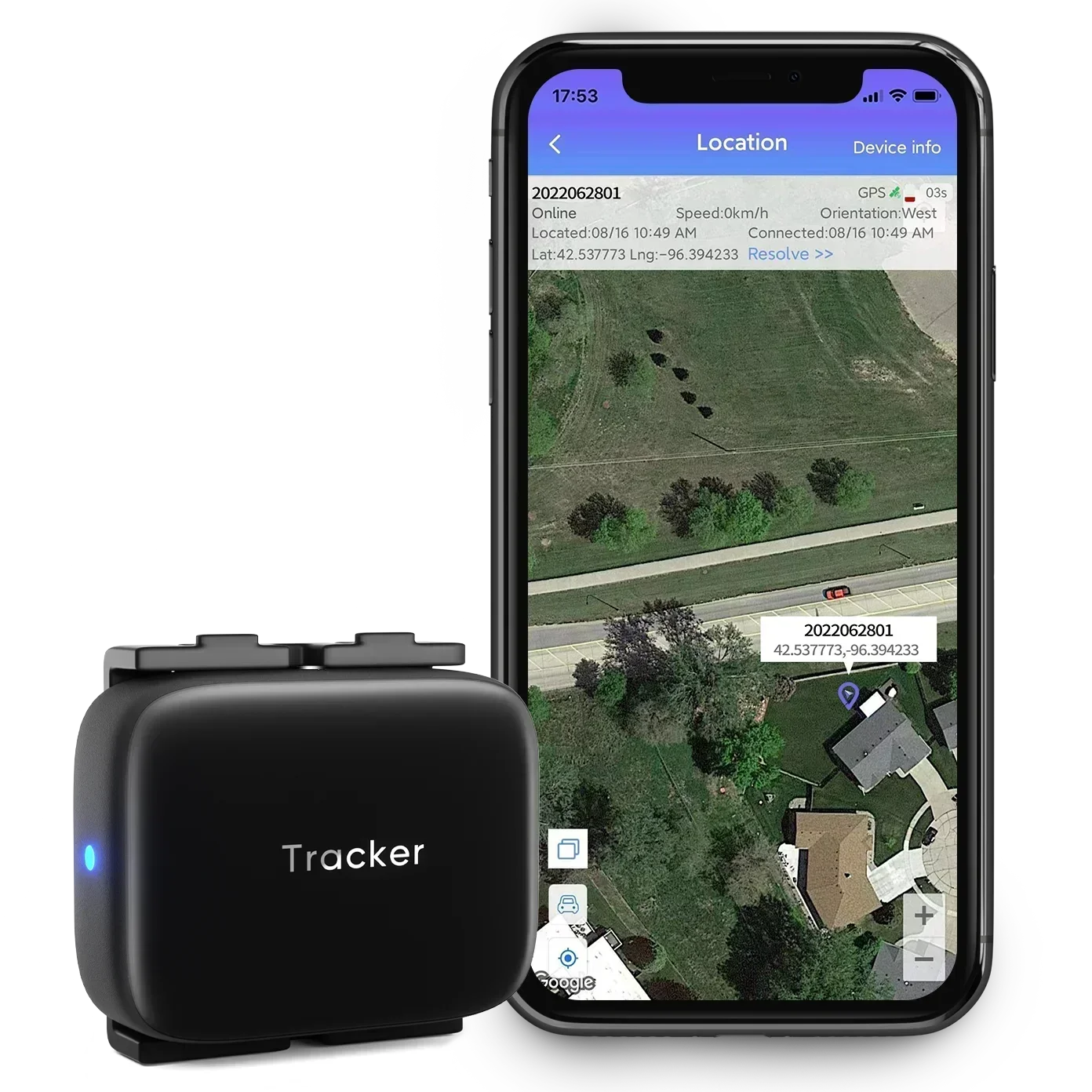 Фото Новый портативный мини-трекер для животных 4G GPS с функцией отслеживания в реальном времени и защитой от потери для кошек и собак №2