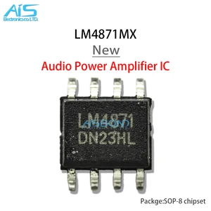 10Pcs/Lot New LM4871MX LM4871 MX SOP-8 3W Audio Power Amplifier IC Chip