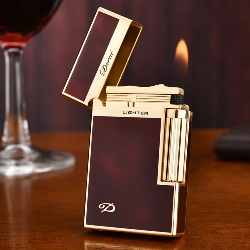 

Personality Metal Grinding Wheel Lighter Butane Gas Lighter Mini Cigarette Lighters Open Flame Unusual Lighter Gadgets For Men