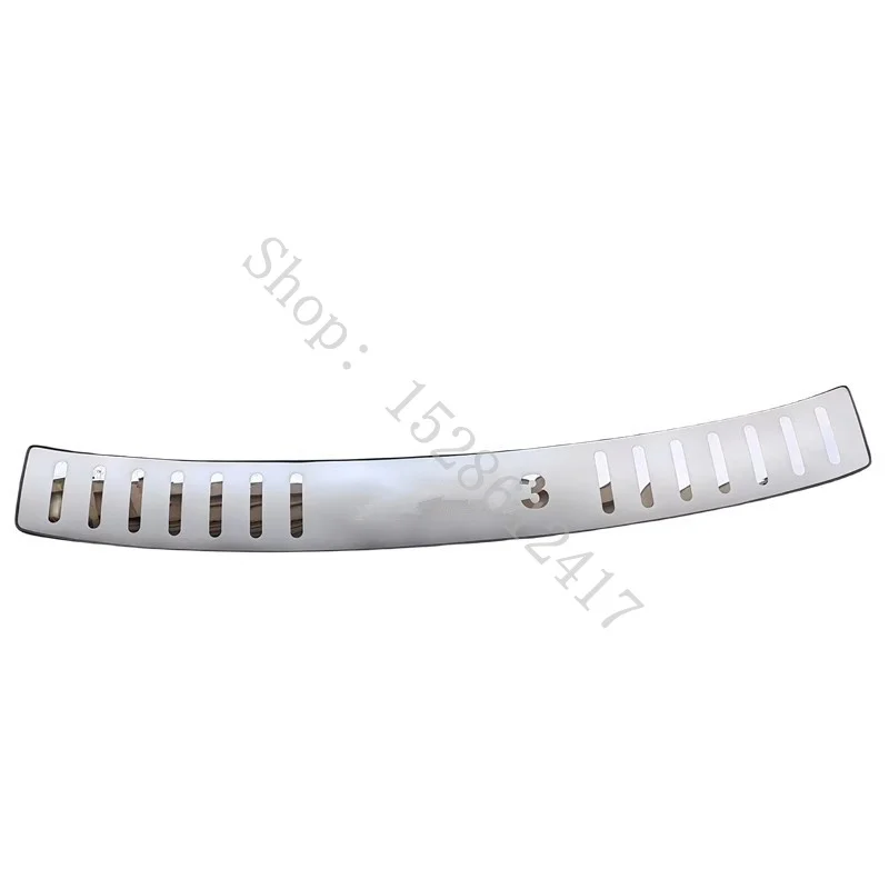 

For Mazda3 Axela 2020 2021~2024 rear styling Stainless Steel ultrathin Rear Bumper Protector Sill Trunk Trim Car Accessories