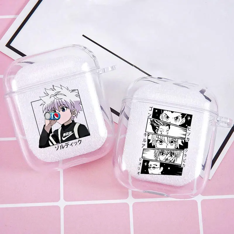 Прозрачный ТПУ чехол Hunter X Для Airpods 3 2 1 Pro HxH Killua Zoldyck Hisoka для беспроводных наушников