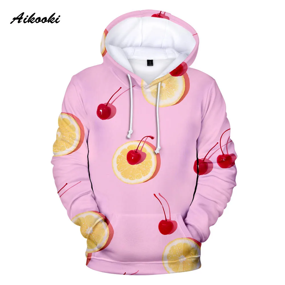 

Luxury Mens Sweet Cherry Polluver Brand Design 3D Tracksuit Sportwear Clothing Fruit Hoodies Men/women Hoody Sweatshirts Hooded