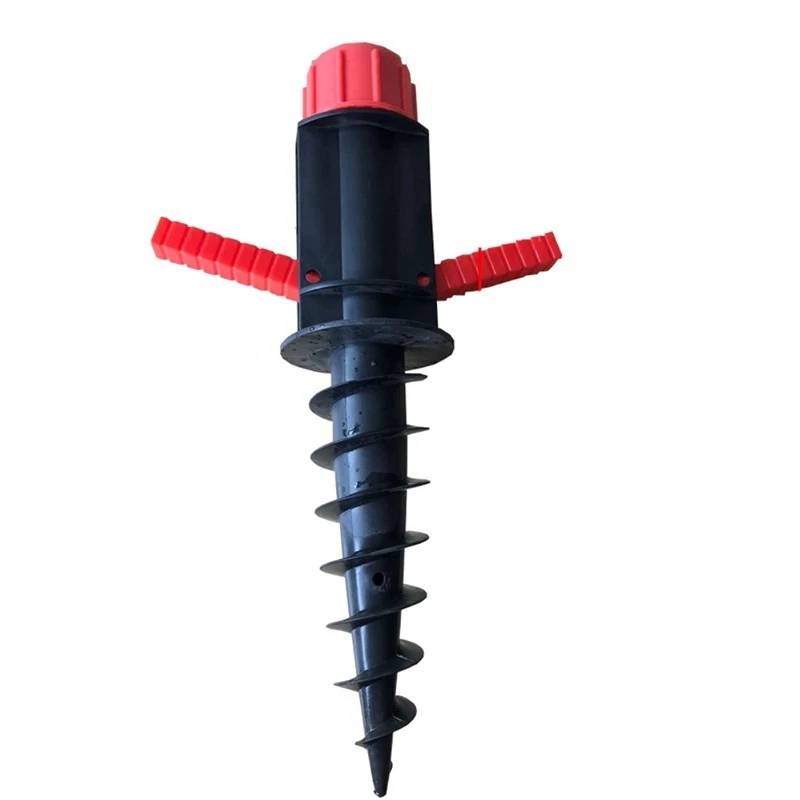 Пляжный зонт песочный якорь уличный кемпинг трава шнек спиральная подставка