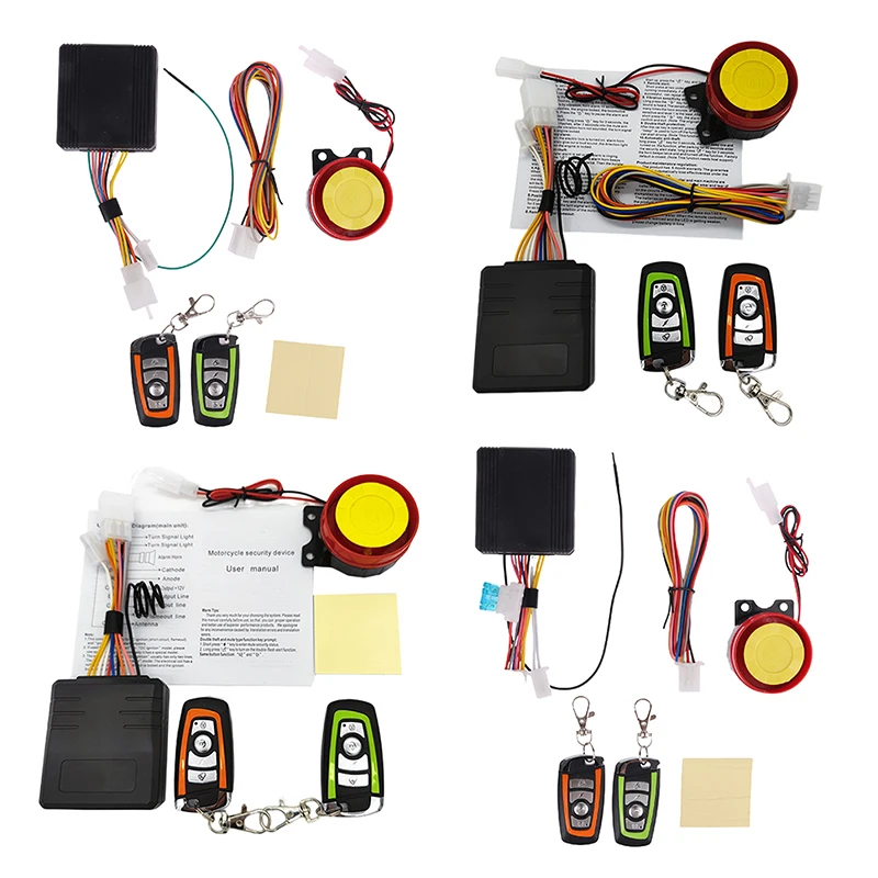 Motorcycle Bike Scooter Remote Control Anti-theft Automatic Arming With Independent Double Flash