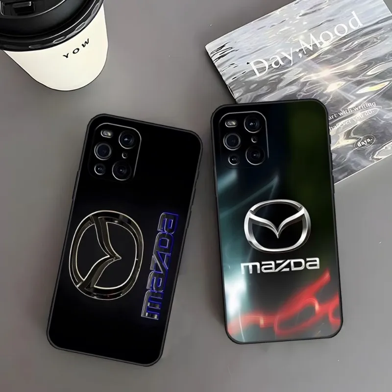 

Luxury Brand Car Mazda USA Phone Case For OPPO Find X3 Neo Reno 6 Pro 7 X5 A57 A54 A55 A74 One Plus 8 6 9 7 Pro Back Covers