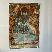 35 thangka embroidery tibetan buddhism silk embroidery brocade yam%c4%81ntaka happy buddha thangkas hanging screen worship buddha