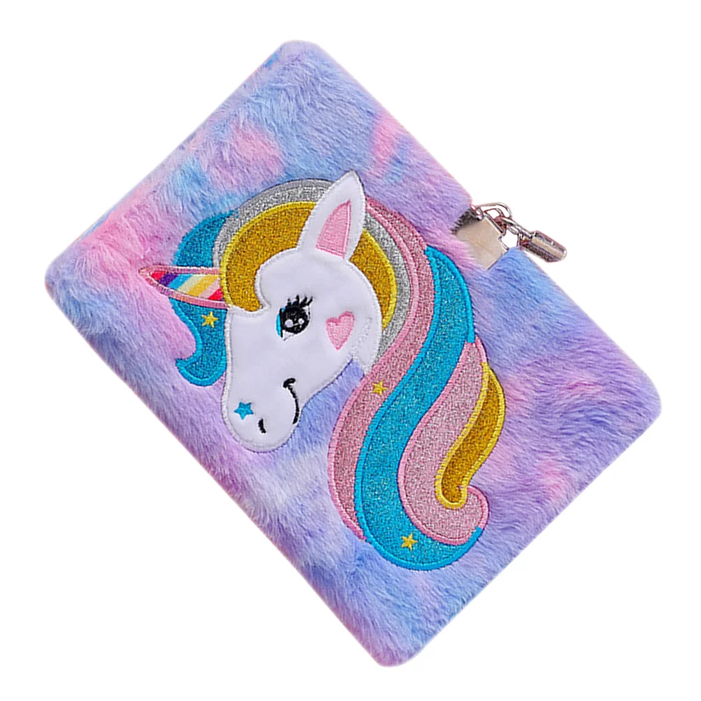 

Notebook Diaryplush Girl Notepad Girls Cartoon Fluffy Dairylockable Gift Writing Birthday Journal Secret Kids School Lovely
