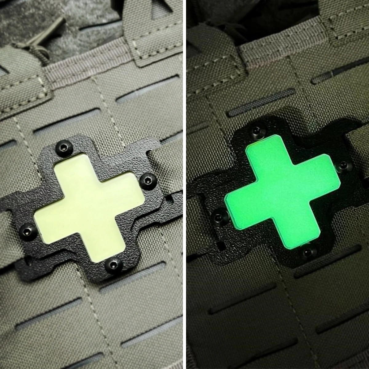 

Outdoor Backpack Cross Luminous Logo Luminous Strip Molle Tactical Vest Mounting Accessories