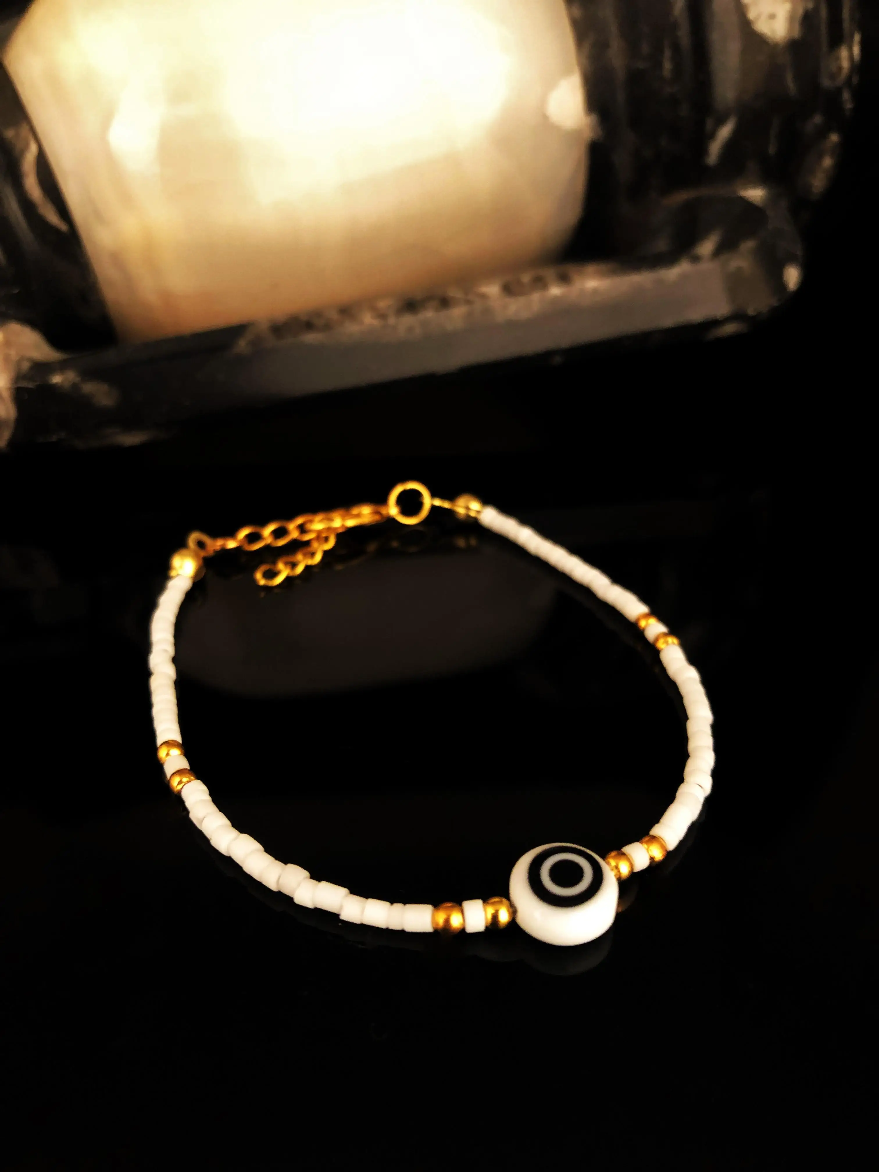 

Natural stone Women Havlit Stone Gold Plated Bracelet Krb430