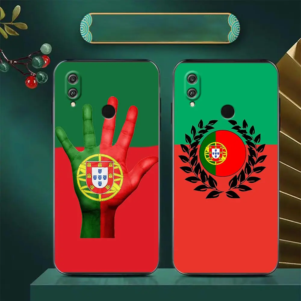 Case For HUAWEI Honor 9X 9 8 8X Max 80 70 60 50 30 20 10 10I NOTE 10 Lite Pro Case Cover Funda Coque Shell Capa Flag Of Portugal