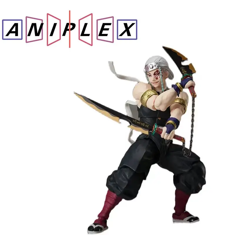 

Оригинальный Aniplex BuzzMod Uzui Tengen Demon Slyaer в наличии 16 см Аниме Коллекция фигурок модели игрушки