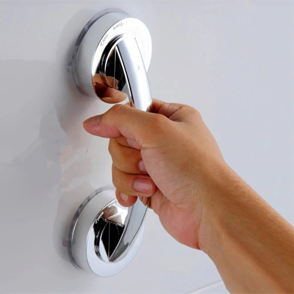 

Bath Safety Handle Suction Cup Handrail Grab Bathroom Grip Tub Shower Bar Rail Sucker Handrail Armrest Toilet Non-slip Handle