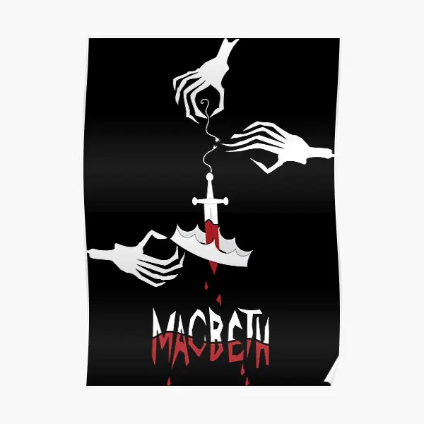 Плакат Macbeth для комнаты винтажная забавная домашняя настенная живопись принт